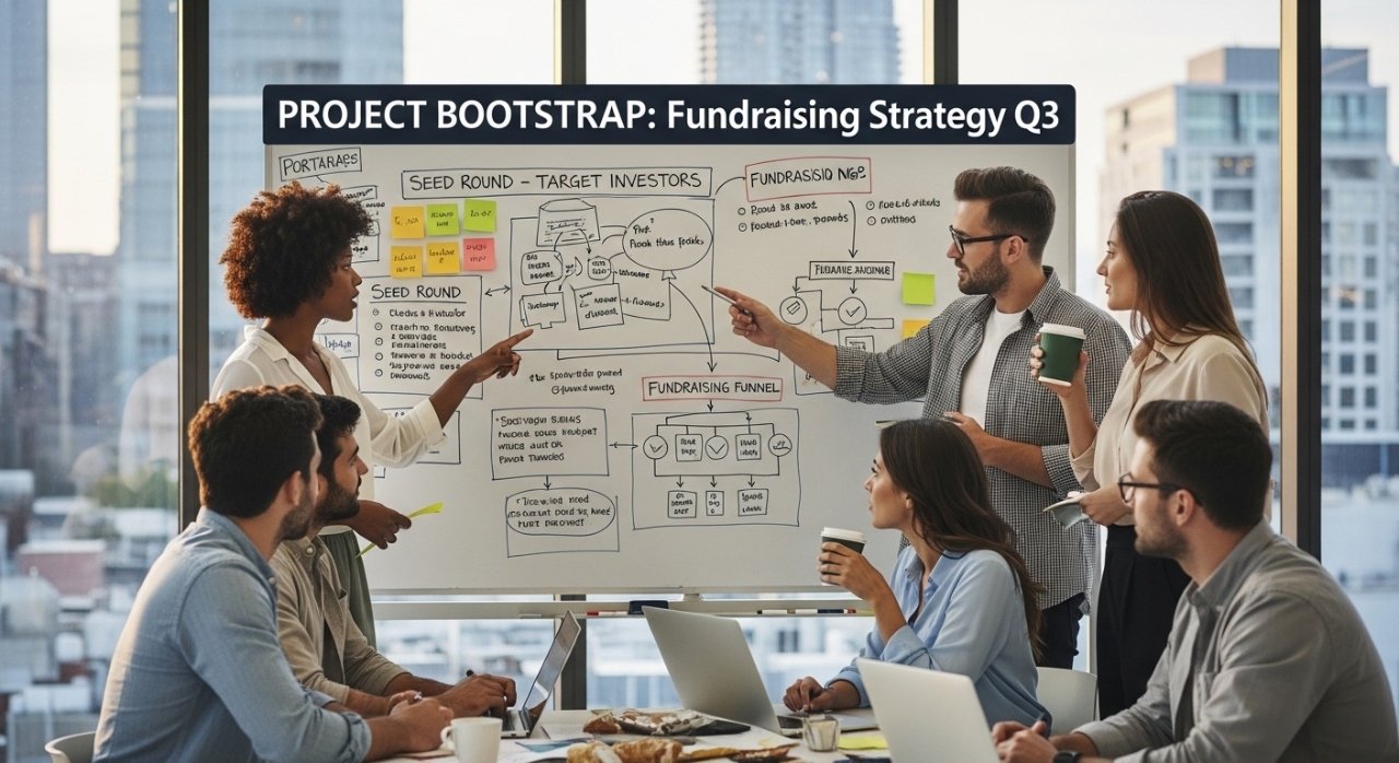 Startup booted fundraising strategy