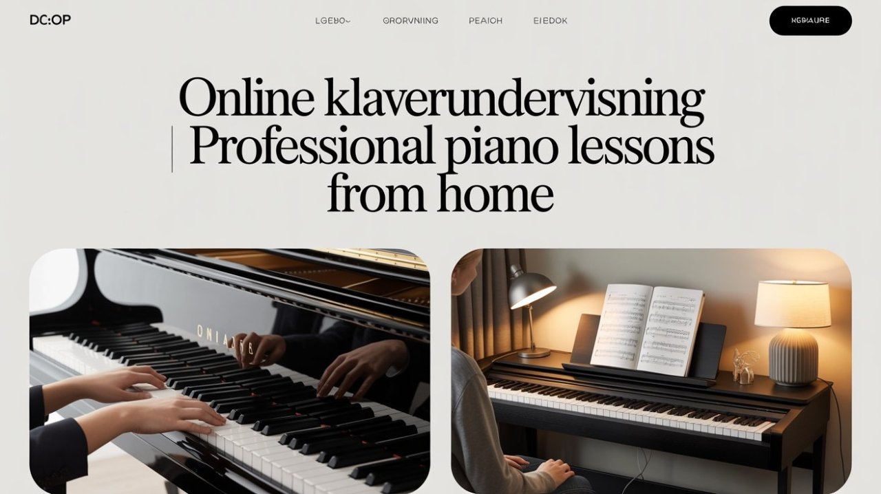Online Klaverundervisning